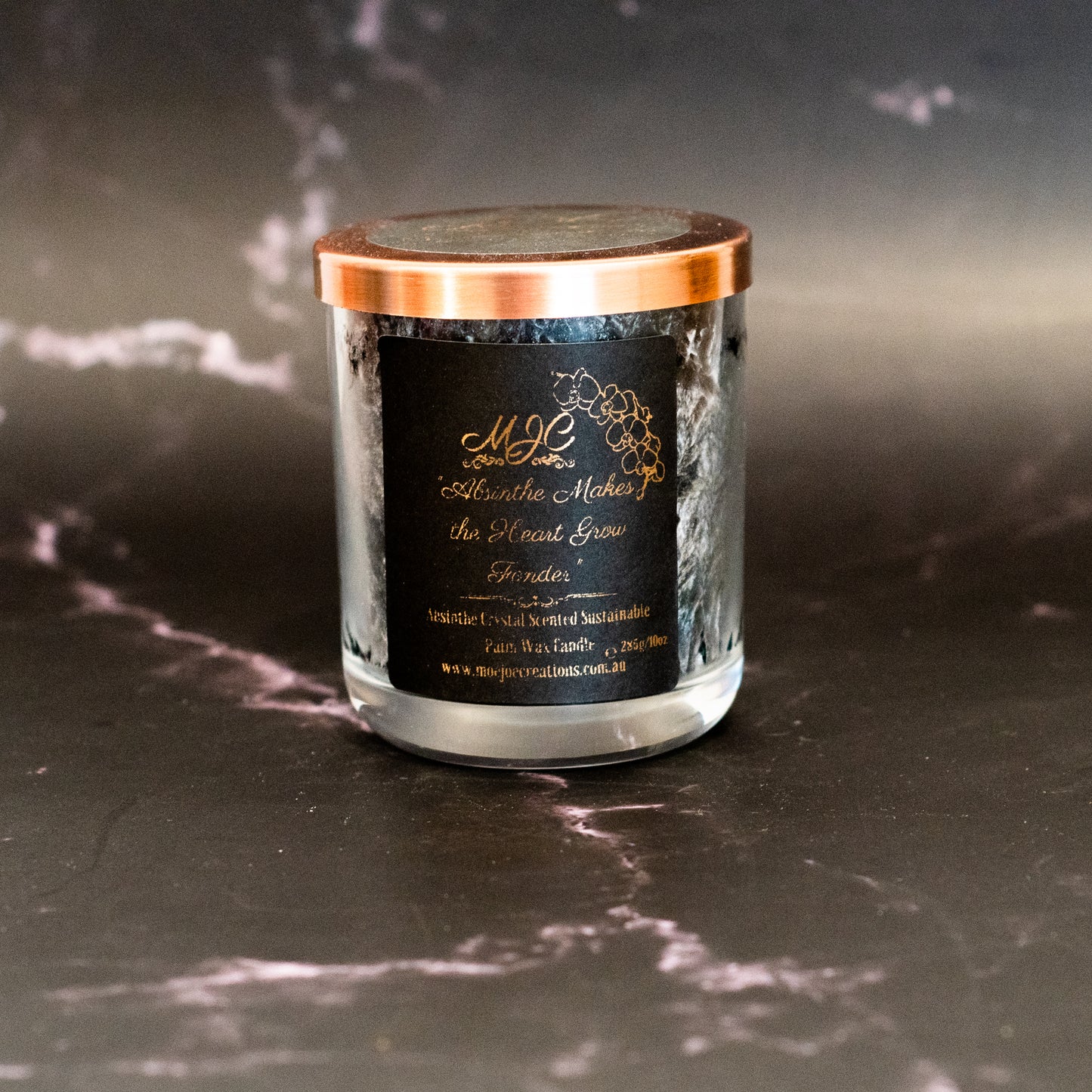 Absinthe Crystal Scented Palm Wax Medium Jar Candle 285g/10oz