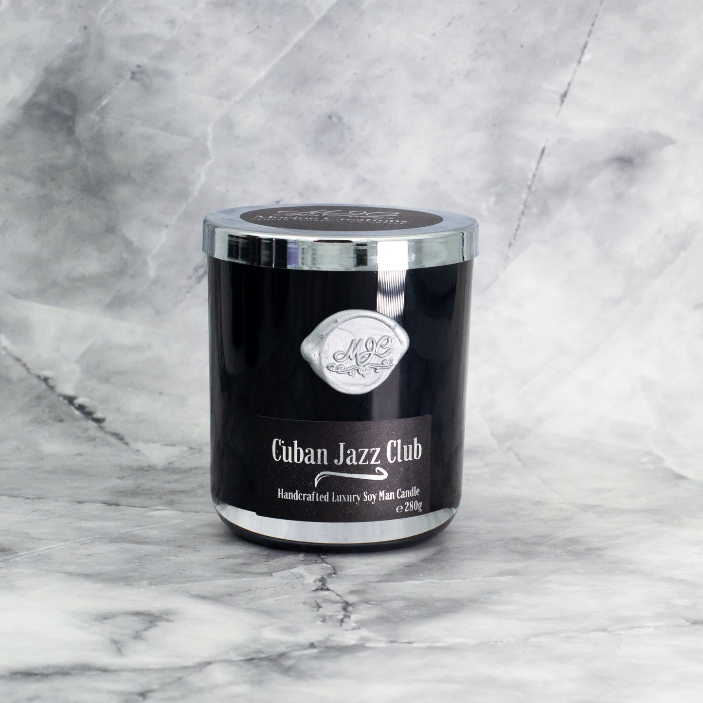 Cuban Jazz Club Fragrance Man Candle in Large Black Tumbler 285g/10oz