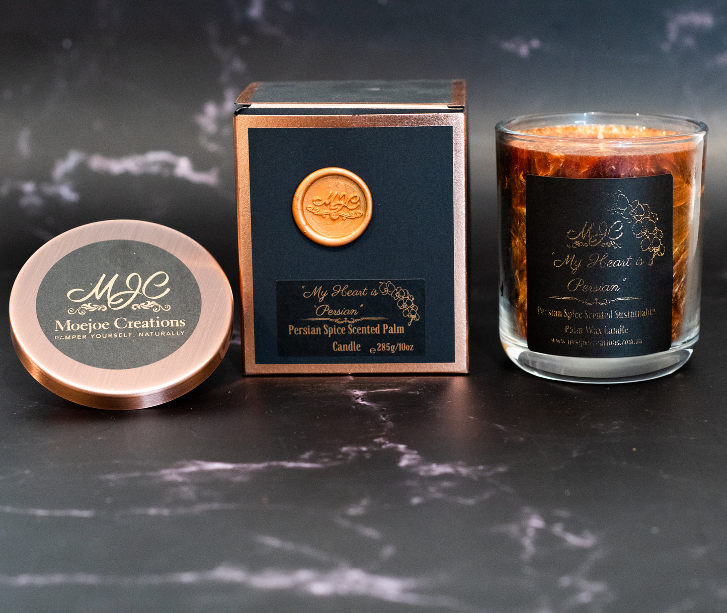 Persian Spice Scented Palm Wax Medium Jar Candle 285g/10oz